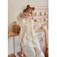 Tan Tuan Bear's House Pajama Blouse and Long Pants Set(Leftovers Stock/2 Colours/Full Payment Without Shipping)